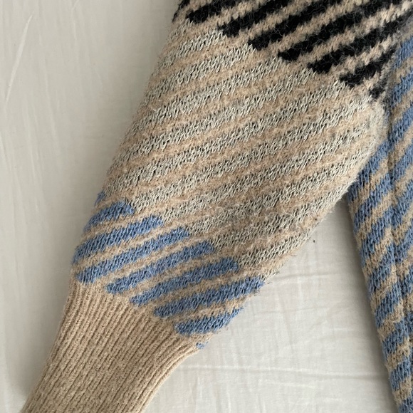 K-pop style checkered loose sweater - Picture 5 of 9